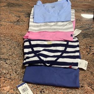 4 VNeck Polo tshirts